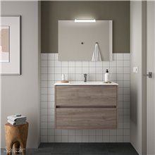 Mueble 60cm Blanco de 2 cajones SALGAR NOJA