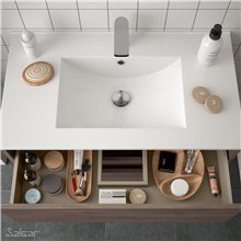 Mueble 81cm Roble Eternity de 2 cajones NOJA...