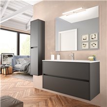 Mueble 60cm Blanco de 2 cajones SALGAR NOJA