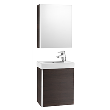 Mueble wenge con armario-espejo Mini Roca