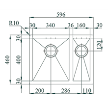 Fregadero Box Line 65 TEGLER