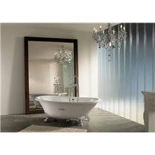 Bañera oval en blanco Newcast ROCA