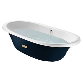 Ba&ntilde;era oval azul marino Newcast ROCA