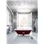 Ba&ntilde;era oval burdeos Newcast ROCA