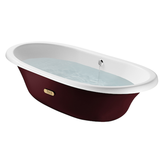 Ba&ntilde;era oval burdeos Newcast ROCA
