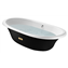 Ba&ntilde;era oval negro Newcast ROCA