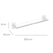 Toallero barra 40 cm SENSA CO2+
