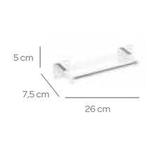 Toallero barra 26 cm MIXTA CO2+
