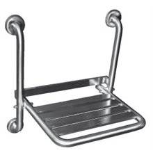 Asiento de ducha inox abatible fijo Timblau B