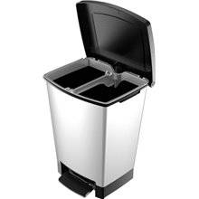 Papelera reciclaje termoplástico 25L Duo Timblau