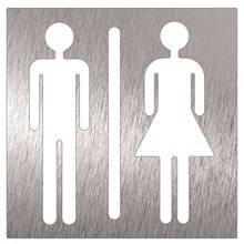 Señal unisex para baños Timblau