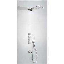 Kit de ducha termostático empotrado ECO Max-Tres INOX 3 vías