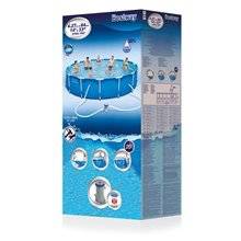 Piscina desmontable redonda 427x84 cm STEEL PRO...
