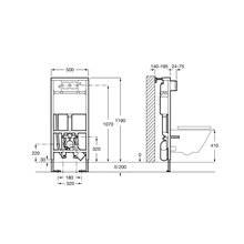 Bastidor con cisterna empotrable Duplo WC Smart...