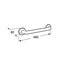 Asa 48cm acero Inox Comfort Access Roca