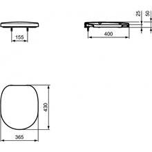 Tapa de inodoro CONNECT Ideal Standard
