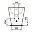 Bid&eacute; a suelo y a pared TONIC II Ideal Standard