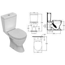 Inodoro completo abierto EUROVIT Ideal Standard