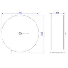 Portarrollos Industrial XL acero satinado NOFER