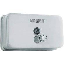 Dosificador de jabón horizontal satinado Nofer