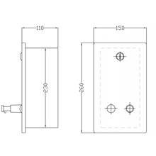 Dosificador de jabón satinado Inserts Nofer