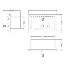 Dosificador de jabón rectangular Inserts Nofer