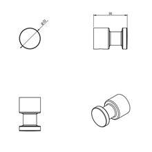 Colgador borde architect COSMIC
