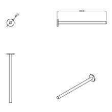 Toallero 40,2 cm architect COSMIC