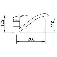 Grifo fregadero horizontal Start Elegance