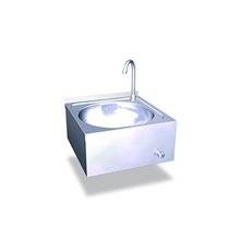 Lavabo mural cuadrado acero NOFER