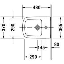 Bidé suspendido Compact DuraStyle Duravit
