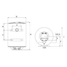 Termo FIVE SE ErP 100L GREENHEISS