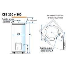 Termo CEB 250L de pie DE DIETRICH