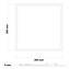 Panel LED ultrafino 30x30 cuadrado 1500lm