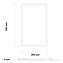 Panel LED ultrafino 60x30 rectangular 3300lm