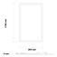 Panel LED ultrafino 120x30 rectangular 3702lm