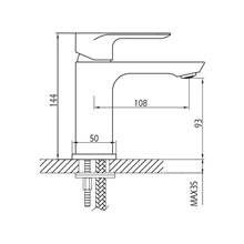 Grifo de lavabo Cassio de GME