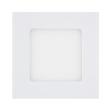 Placa LED cuadrada ultrafina 12x12cm 6W