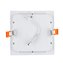 Placa LED cuadrada ultrafina 20x20cm 15W