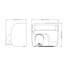 Secamanos blanco automático Saniflow Mediclinics