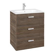Mueble 3 cajones cedro 60cm Victoria Basic Roca