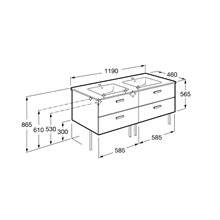 Mueble Unik abedul 120cm Victoria Basic Roca