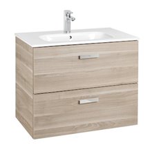 Mueble 2 cajones abedul 70cm Victoria Basic Roca