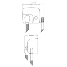 Secapelo blanco manual tubo Saniflow Mediclinics