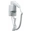 Secapelo blanco individual con echufe Mediclinis