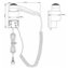 Secapelo blanco individual con echufe Mediclinis