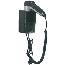 Secapelo negro individual con enchufe Mediclinis
