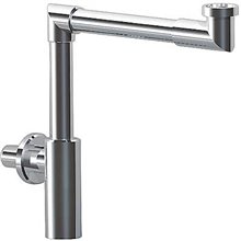 Sifón de lavabo visto acodado TRES