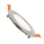 Placa LED circular ultrafina &Oslash;12x2cm 6W plata