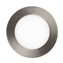 Placa LED circular ultrafina &Oslash;12x2cm 6W plata